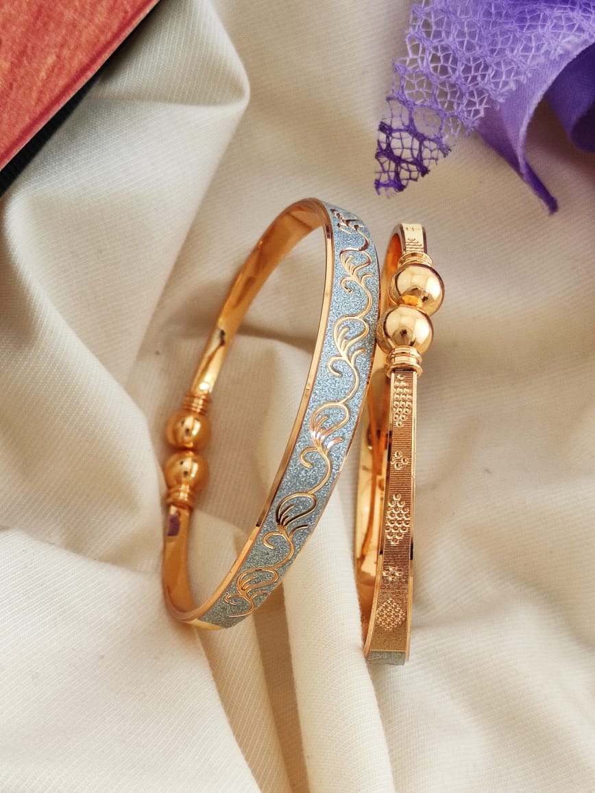 CNC Gold Plated Kadli Bracelets Wholesale Market In Surat With Price
